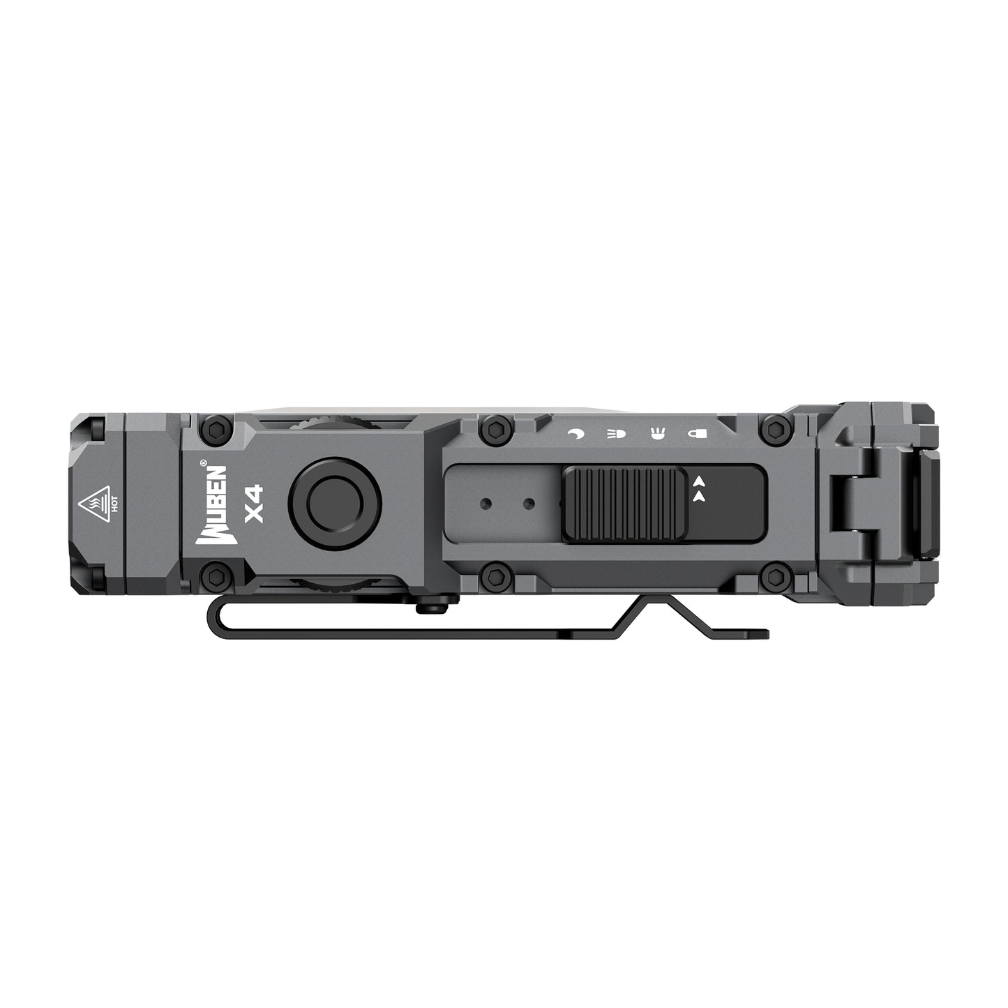 WUBEN X4 Flat EDC 18650 Rechargeable Dual-Beam Torch