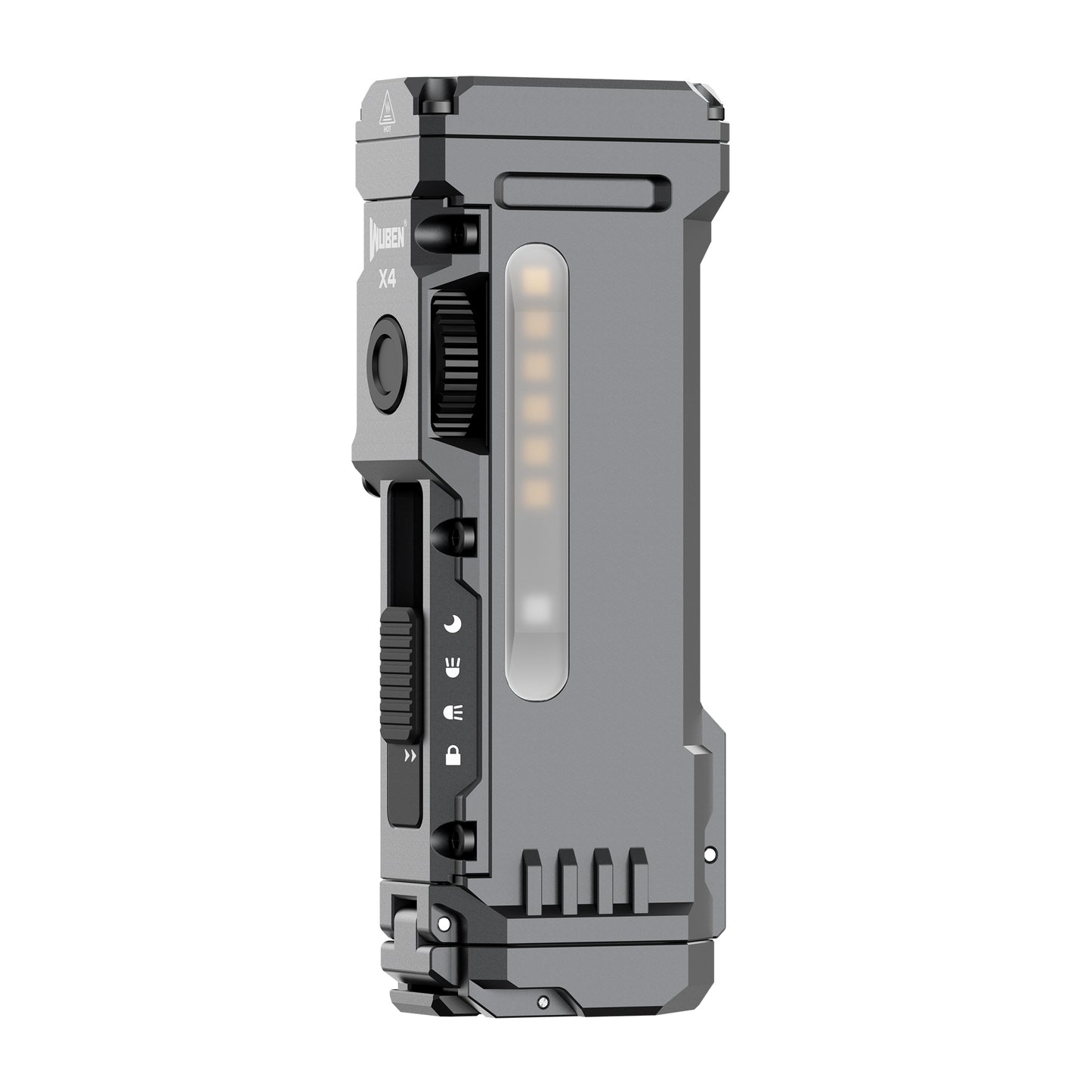 WUBEN X4 Flat EDC 18650 Rechargeable Dual-Beam Torch