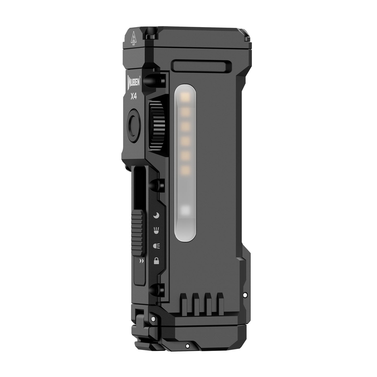 WUBEN X4 Flat EDC 18650 Rechargeable Dual-Beam Torch