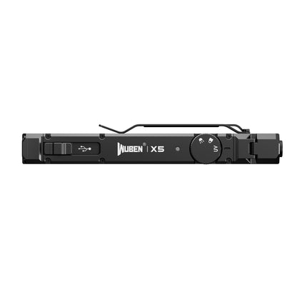 WUBEN X5 3-in-1 1300 Lumens Compact EDC Torch - Refraction Lighting