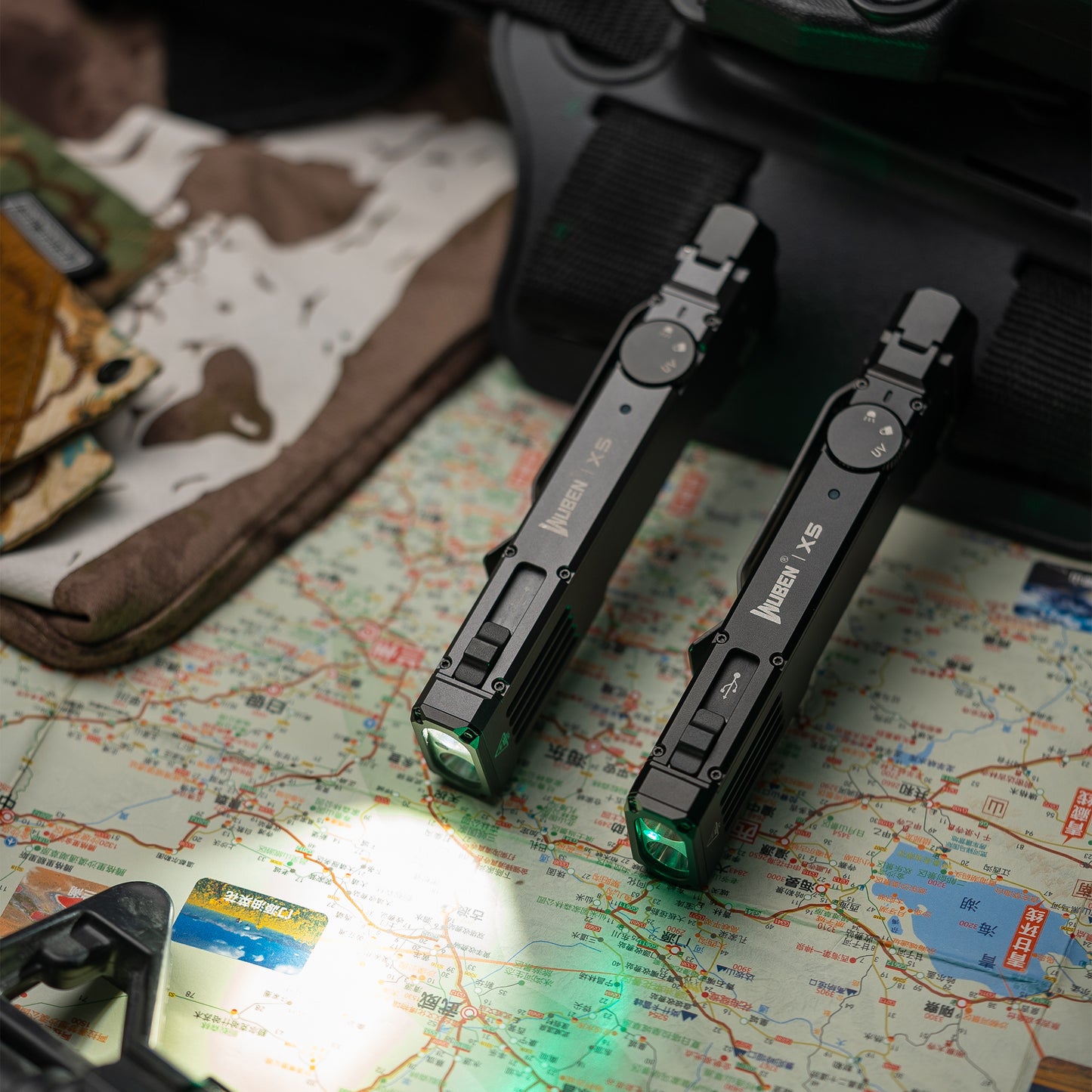 WUBEN X5 3-in-1 1300 Lumens Compact EDC Torch - Refraction Lighting