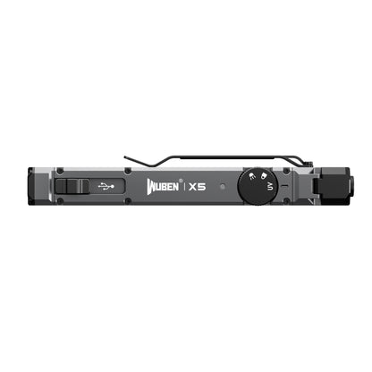 WUBEN X5 3-in-1 1300 Lumens Compact EDC Torch - Refraction Lighting