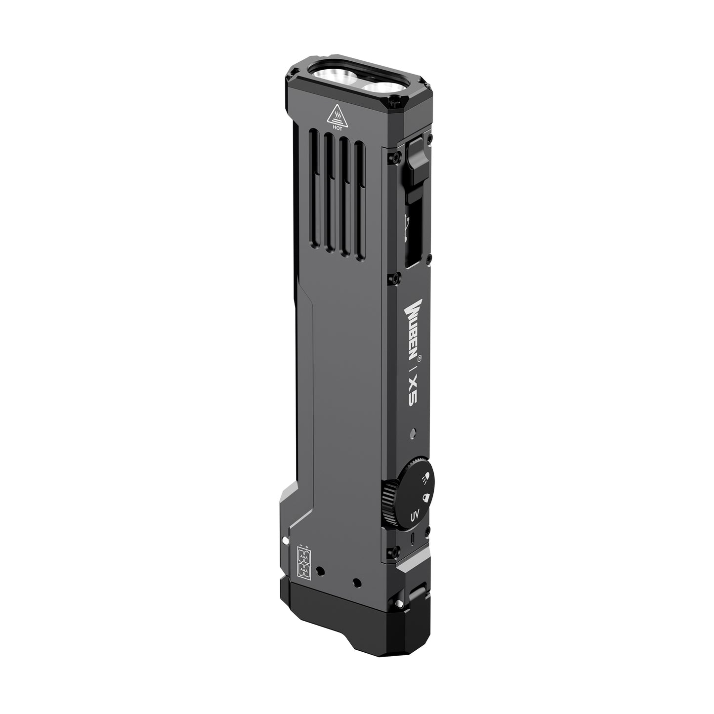WUBEN X5 3-in-1 1300 Lumens Compact EDC Torch - Refraction Lighting