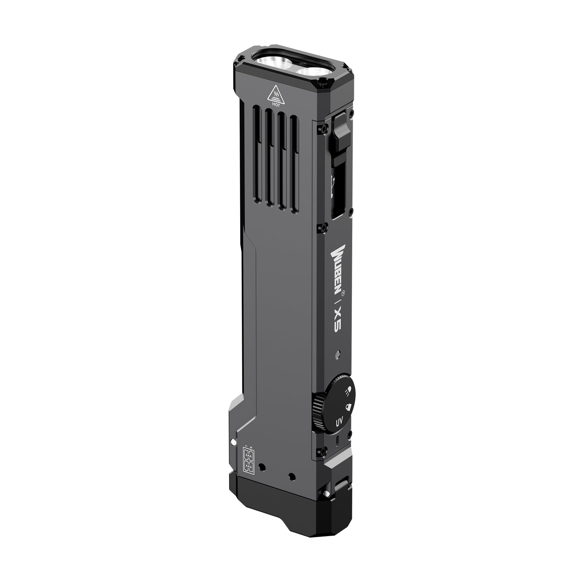 WUBEN X5 3-in-1 1300 Lumens Compact EDC Torch - Refraction Lighting