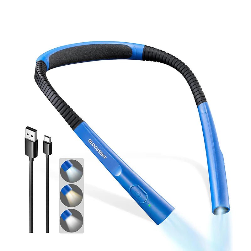 Glocusent Upgraded Neck Reading Light - Refraction Lighting