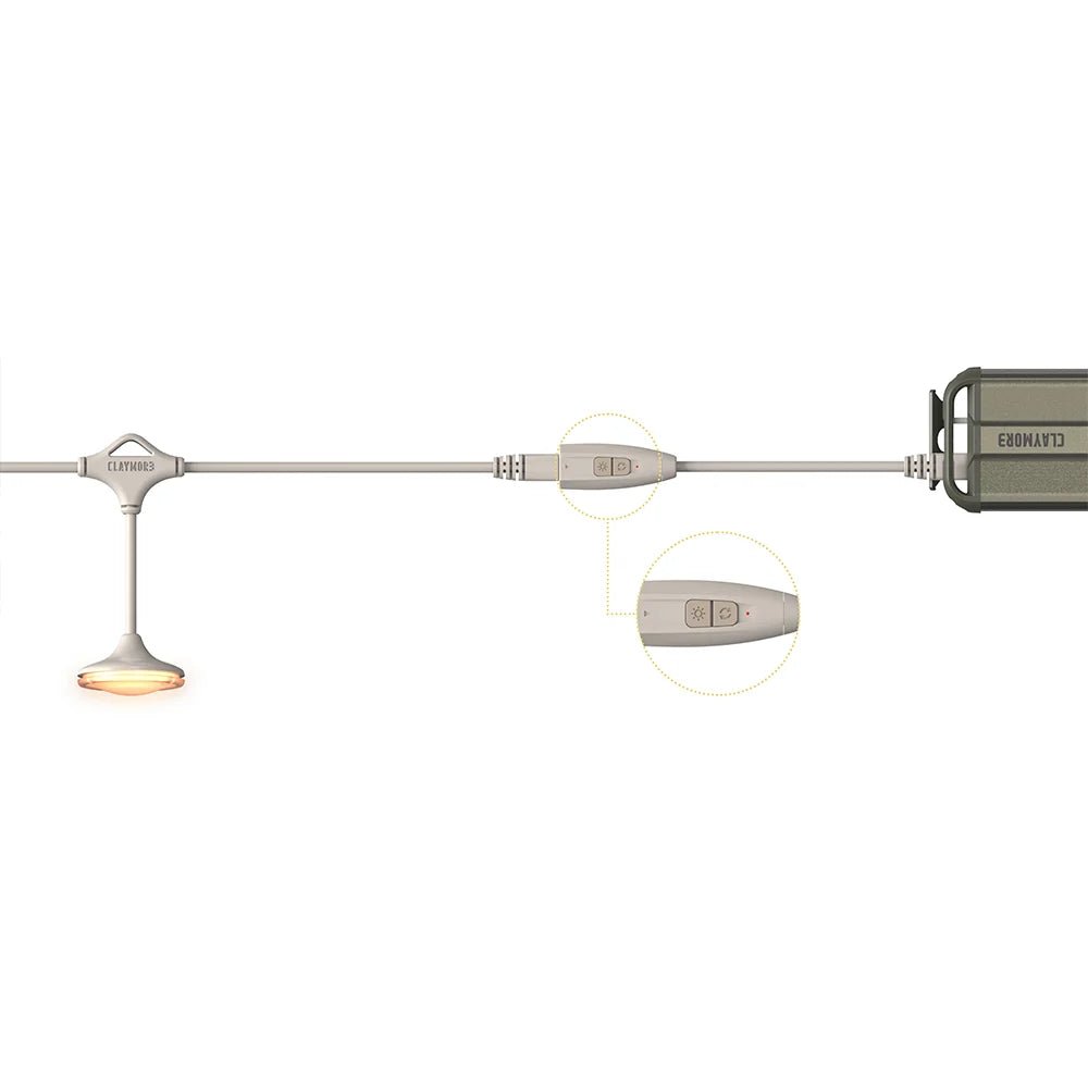 Claymore CADENA UF5 Camping String Light - Refraction Lighting