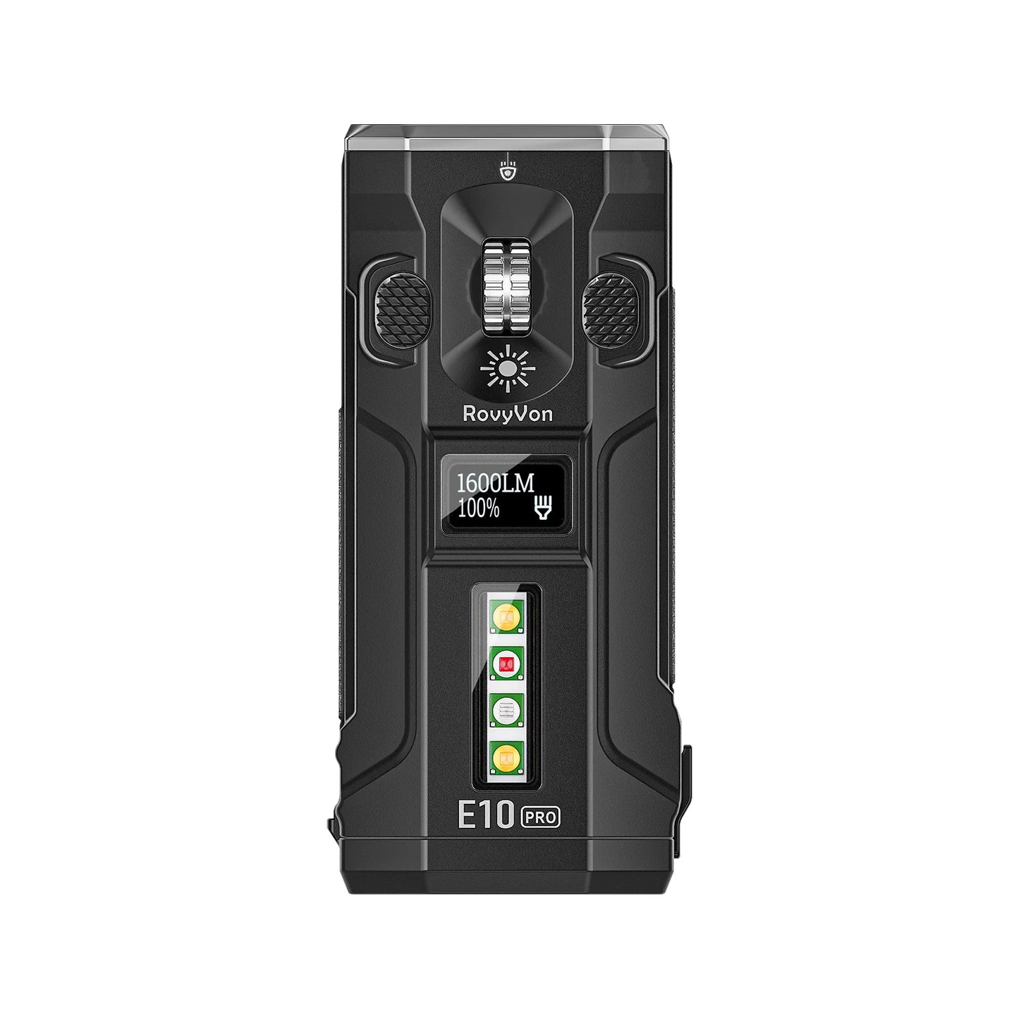 RovyVon E10 Pro Compact Scroll - Wheel EDC Torch - Refraction Lighting