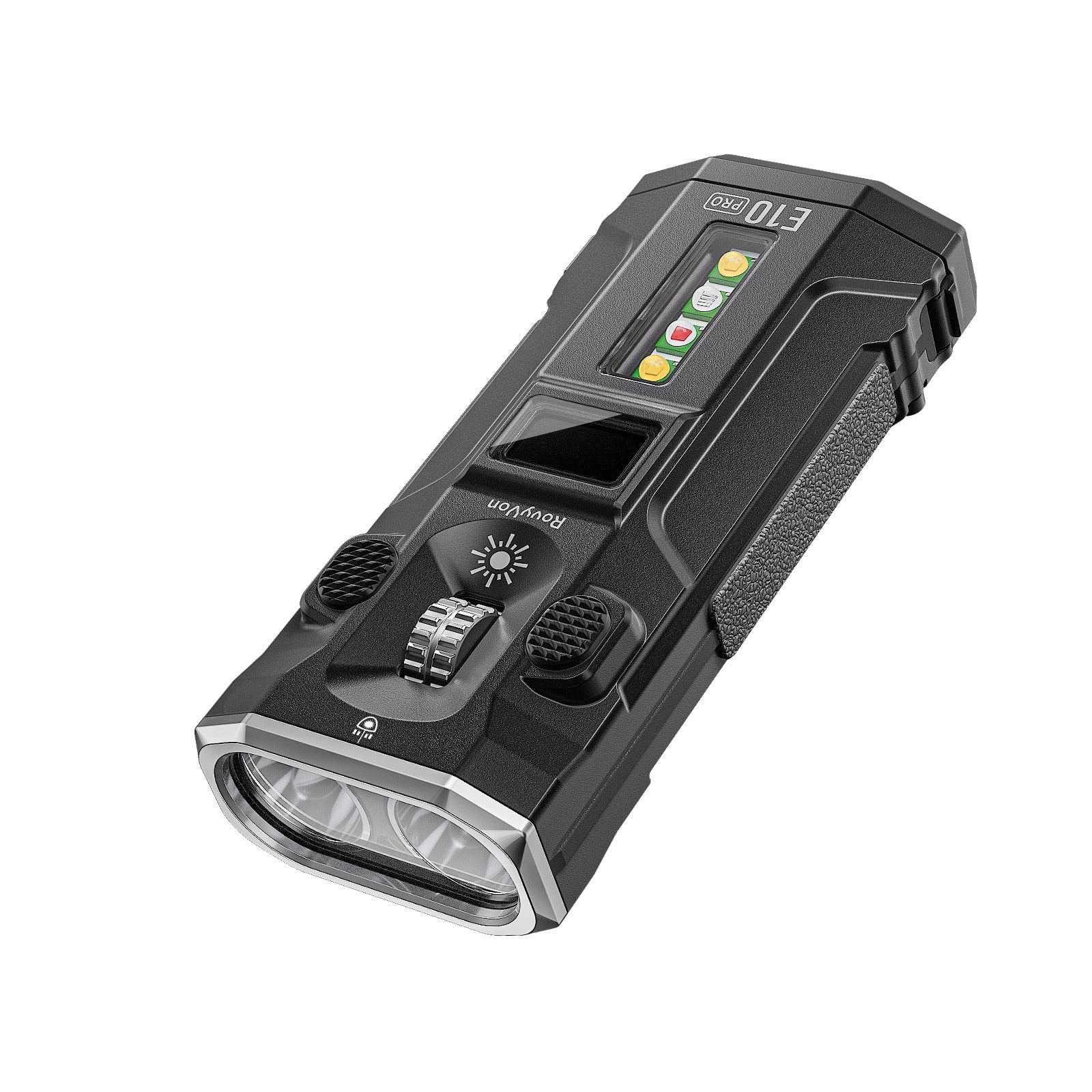 RovyVon E10 Pro Compact Scroll - Wheel EDC Torch - Refraction Lighting
