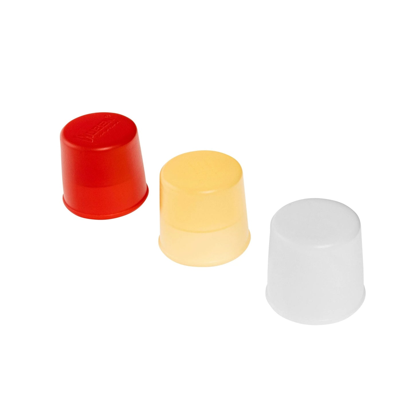 WUBEN AC1 Diffuser 3 Pack (White, Warm & Red) - Fits L50 & C3 (24.5mm - 26mm Head Diameter) - Refraction Lighting