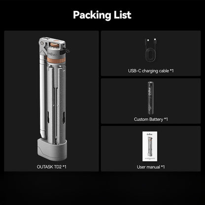 ouTask TD2 Telescopic Lantern - Refraction Lighting